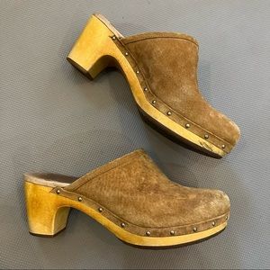 Ugg shearling lined clogs